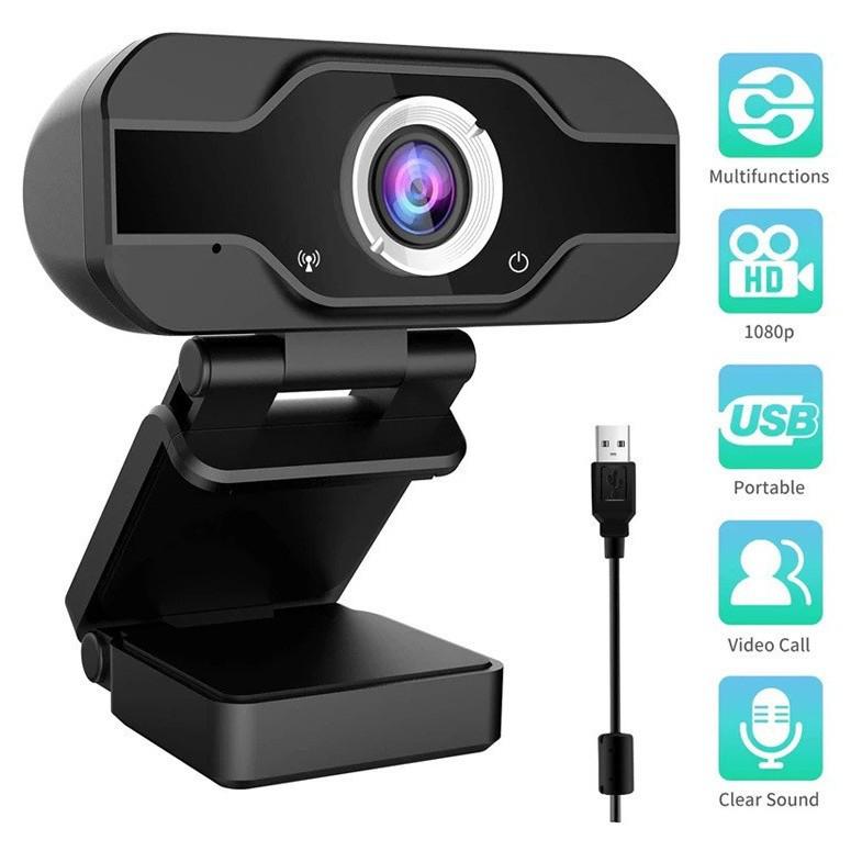 HD Conference Camera for Online Classes, Live Streaming, Gaming & Video Calls on Desktop/Laptop