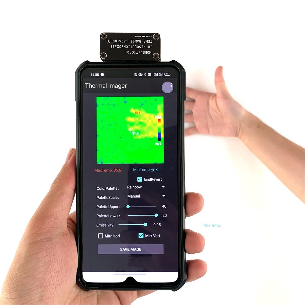 Infrared Thermal Imaging Camera IR Imager Type-C For Android Mobile Phone