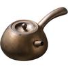 Gilded Retro Handmade Ceramic Side-Handle Teapot with Filter - Gongfu Tea Set