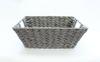 Manyo Resin Water Hyacinth Basket, Gray, 91-444