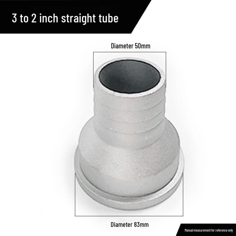 Gasoline Engine Water Pump Complete Accessory Set: Self-Priming Pump with 2/3/4 Inch Aluminum Connector, Straight Pipe, and Flat Washer.