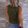 Womens Tank Tops Sleeveless U-Neck Base Shirt Summer Casual Workout Tees