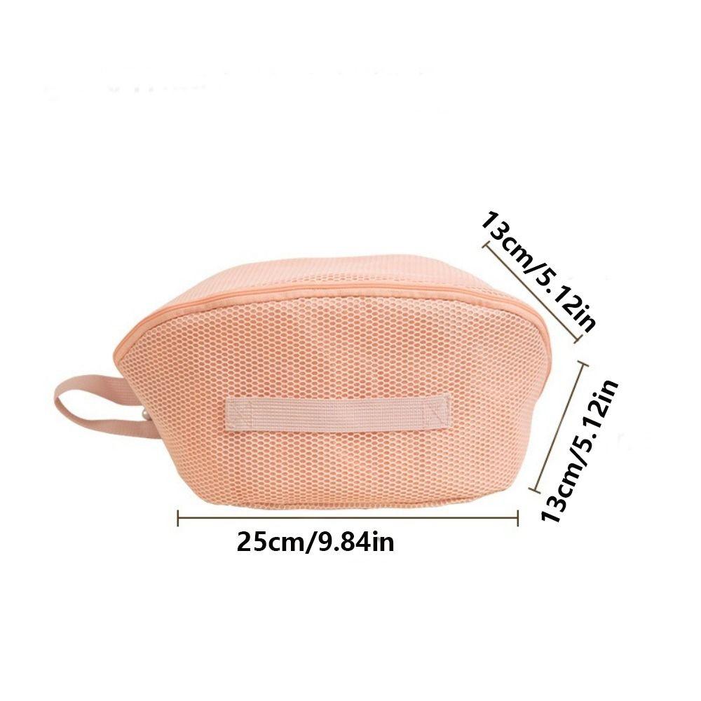 Hand-held Cosmetic Bag Large Capacity Toiletry Organizer Bag Mesh Makeup Bag Wash Bag
