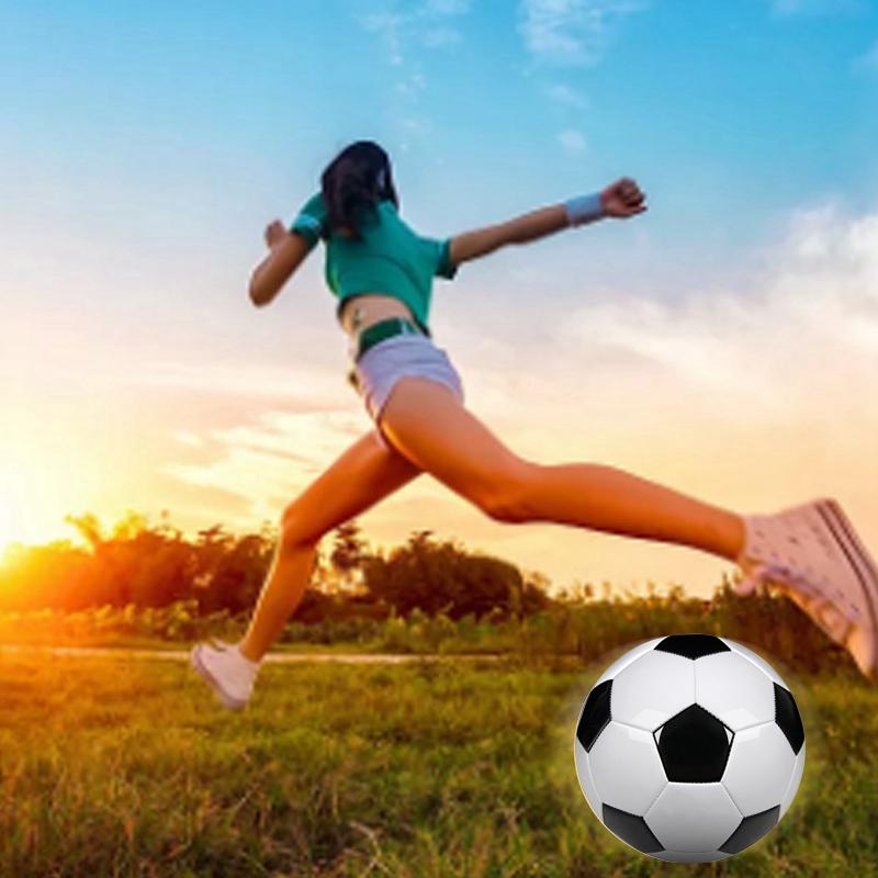 Velikost 5 Profesionální tréninkové fotbalové míče PU kůže Černá Bílá Fotbalové míče Gól Tým Atch Tréninkové míče