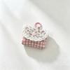 Multifunctional Earphone Storage Bag Plaid Earphone Mini Pouch Headphone Case  Daily Use