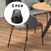 Silicone Chair Leg Floor Protectors for Hardwood,8Pcs Non-Slip Furniture Leg Caps,Quiet Rubber Table Feet Covers for 3-4cm Round Legs,Anti-Scratch
