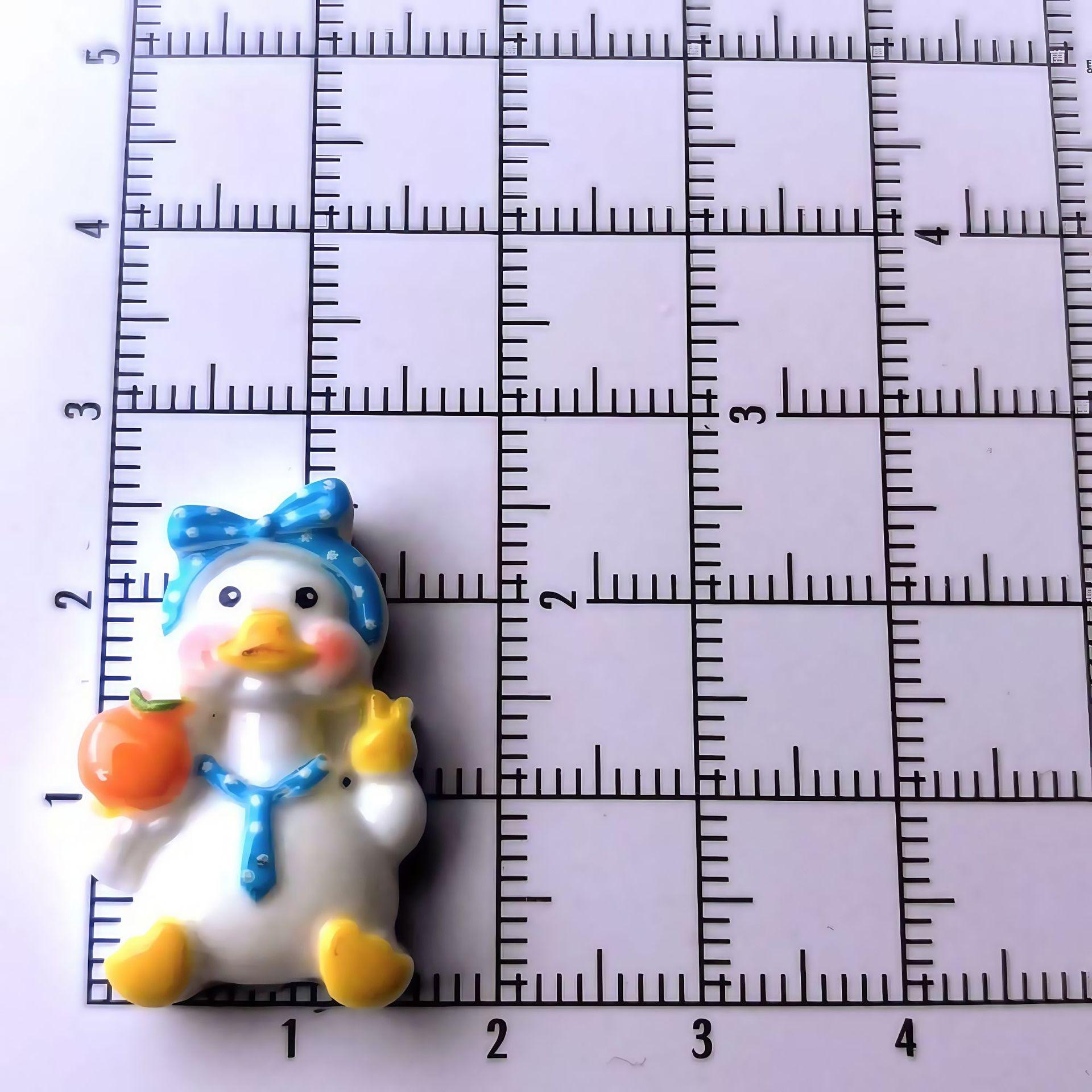 Cartoon DIY Resin Jewelry & Hair Accessories: Little Chick & Duck Clips & Phone Case Stickers Small Card