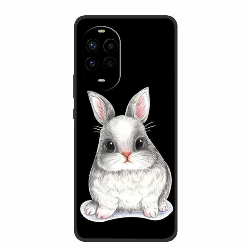 Black Silicone Case For Huawei Nova 13 Pro Case Cartoon Soft Back Cover For Huawei Nova 14 Pro Ultra Phone Case Nova14 Ultra Bag