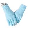 Outdoor Work Gloves for Winter Knitted Touchscreen Men Women, Warm Thermal Gloves, Thickened Conductive Fingertip Smartphone Plush Lining Mittens Cold