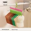 Multifunctional Plastic Clothes Drying Rack with No-Trace Clips for Underwear and Socks