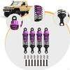 4 Pieces Hydraulic Shock Absorbers for RC Car Dampers Set Shocks 1/12 1/16 Scale MN98