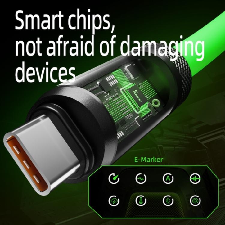 240W Silicone USB C Charging Cord With Digital Display Type C Cord For Rapid Charging And Seamlessly Data Sync