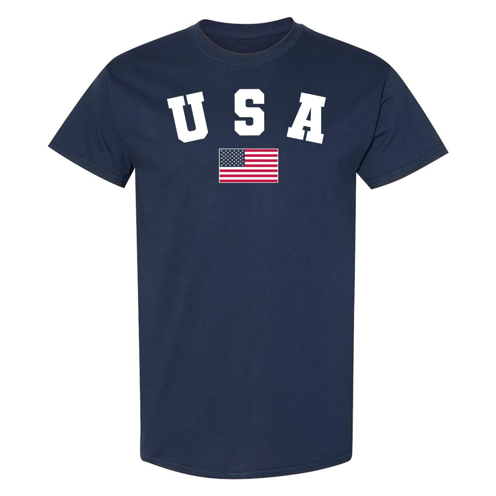 USA Sports Arch T-ShirtNavy XXXL
