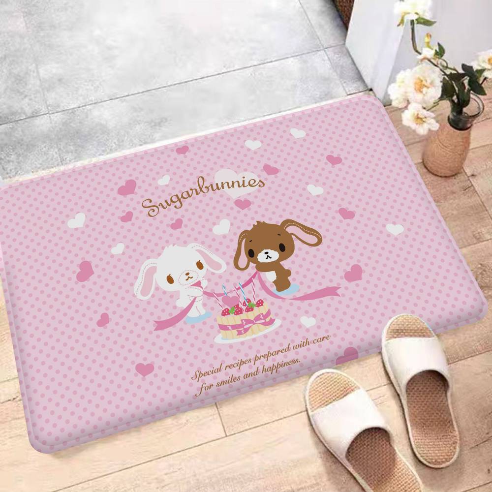 Japanese S-Sugarbunnies Room Mats Cheaper Anti-slip Modern Living Room Balcony Printed Welcome Rug