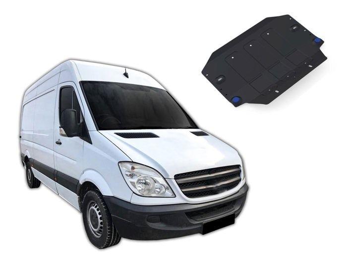 Protection Sous Moteur - J&J Automotive - Mercedes Benz Sprinter - Acier - 2mm - Noir