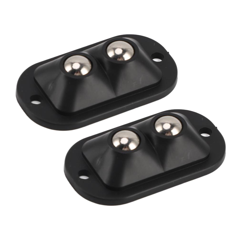 12pcs   Caster Wheels Self Adhesive Double Bead Labor Saving Quietly Moving 360 Degree Rotation   Pulley for Kitchen Appliances Furniture