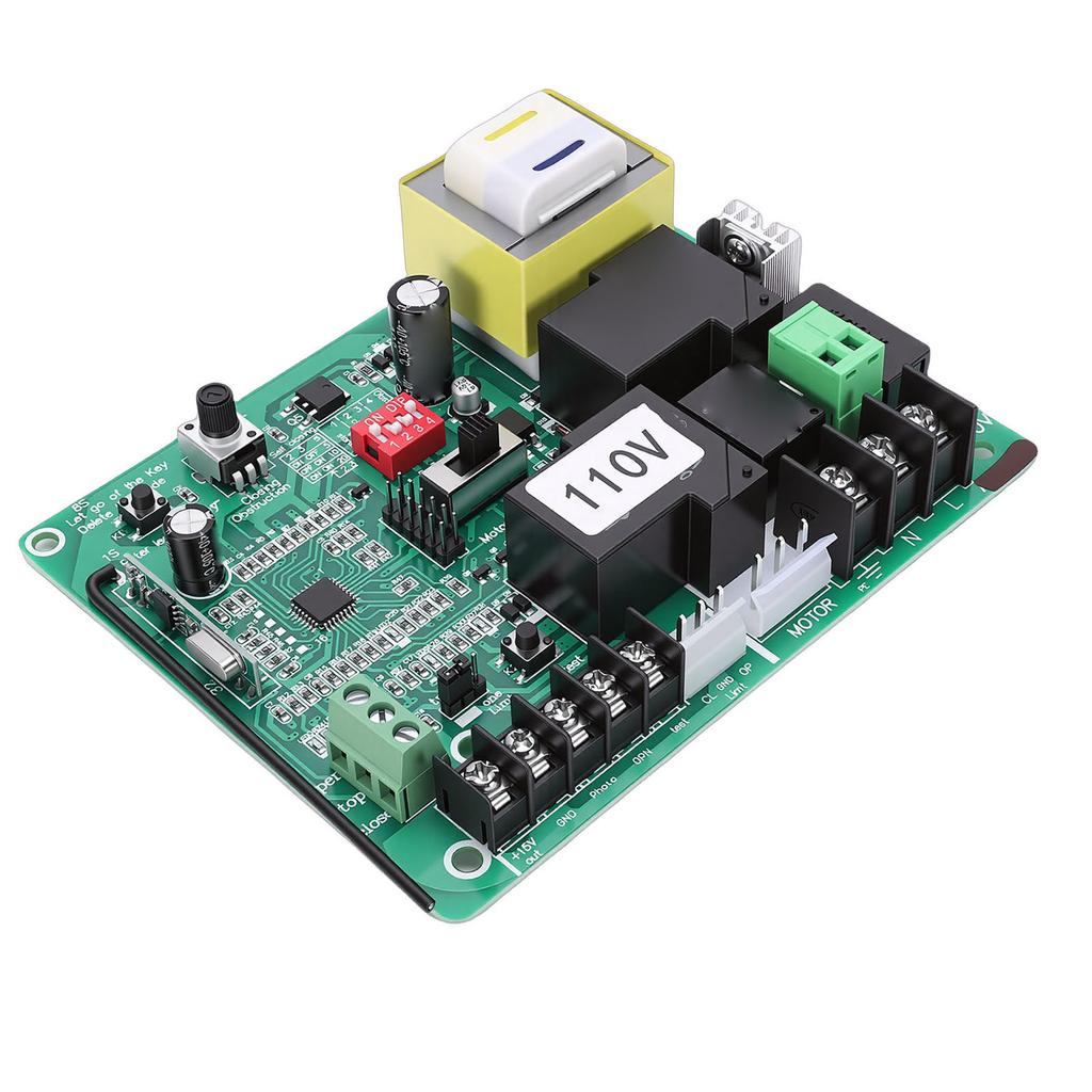 Sliding Gate Opener Control Board Set Universal Electric Door Controller Circuit Board with Remote Control for Factory