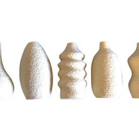 Refrigerator Magnet Vase Shape Resin Decorative Fixing Sticker Fridge Decoration for Air Conditioner