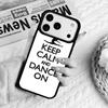 Keep Calm And Just Dance Phone Case For IPhone 17 16e 15 14 13 12 11 Pro Max Air Mini Soft Protective Cover