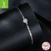 50 Points Shining Moissanite Bracelet, Noble And Elegant S925 Sterling Silver Moissanite Bracelet.
