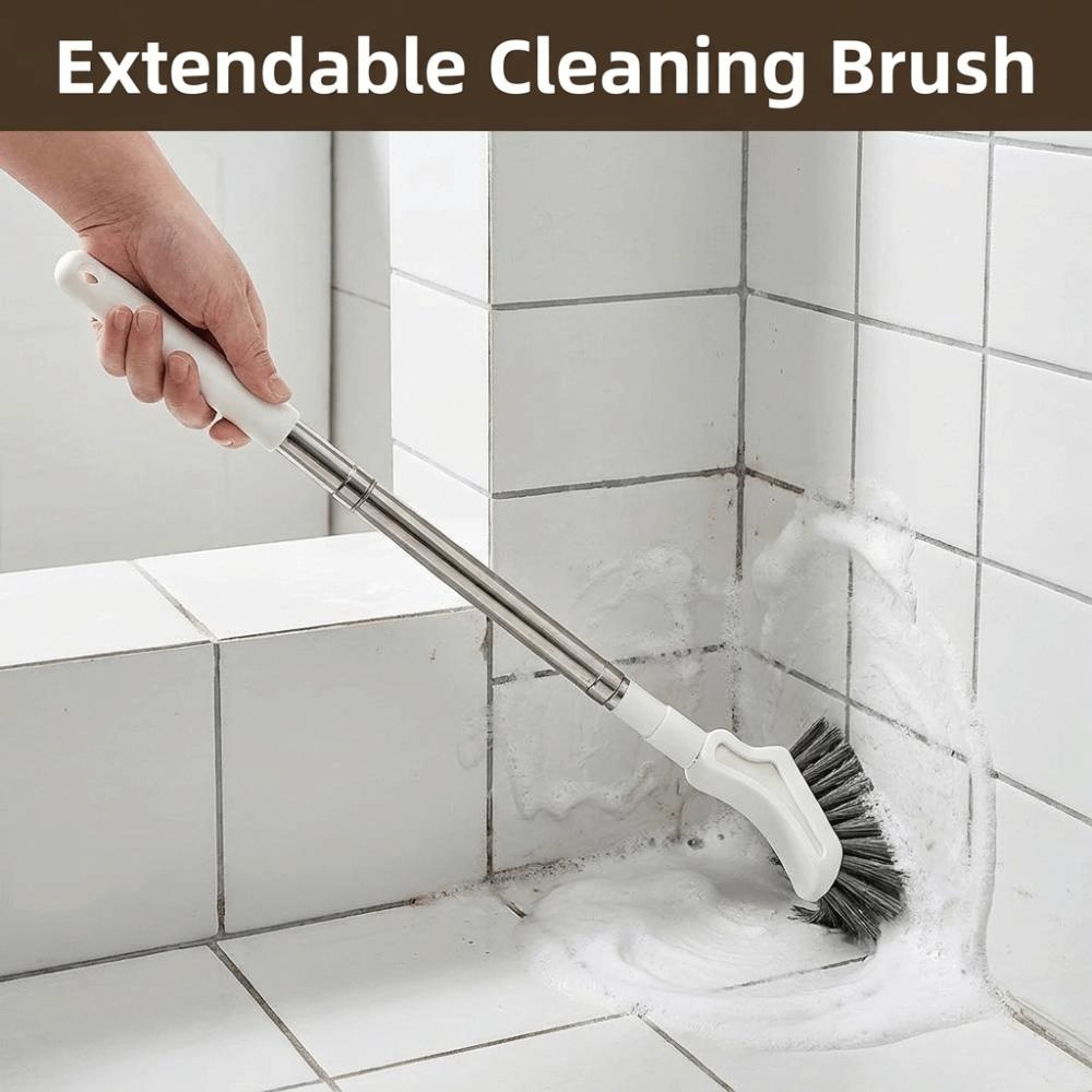 Long Handle Toilets Brush L-shaped Brush Head Gap Cleaning Brush Floors Brush Kitchen