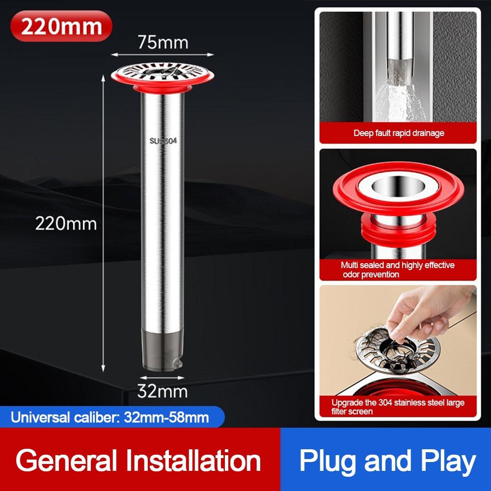 Anti Odor Floor Drain Core Insect Proof Basin Drain Filter Water Drain Supplies