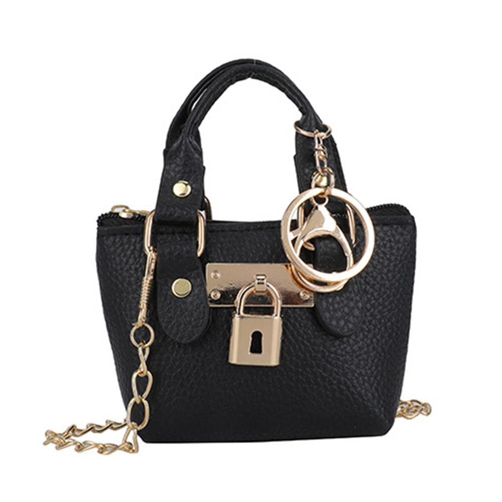 Trendy Square Bag For Women Lock Design Versatile Single Shoulder Bag Mini Luxurious Crossbody Bag Fashion Pendant Tote Bag