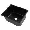 320 X 260 X 150mm RV Sink 304 Stainless Steel Square Kitchen Bathroom Wash Basin Sink with 40mm Outlet for Caravan Food