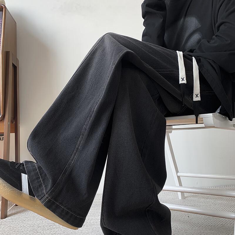 Men's American Retro Loose Straight-Leg Jeans