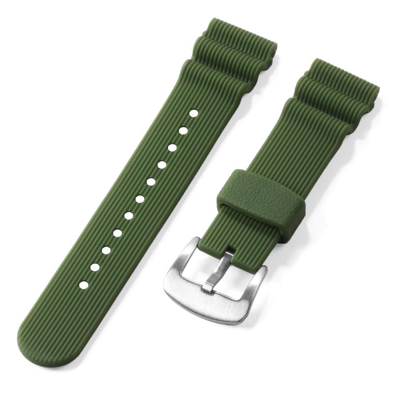 22mm Gummi-Silikon-Uhrenarmband für Seiko Nein. 5 SKX009 Prospex Uhrenarmband Elektronisches Armbanduhr-Armband Sport Taucheruhr Armband