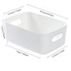 Desktop Debris Storage Box Cosmetics Snacks Organization Storage Plastic Box Home Living Room Plastic Storage Box
