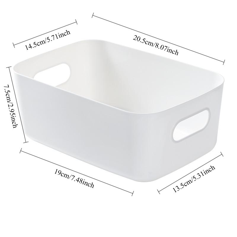 Desktop Debris Storage Box Cosmetics Snacks Organization Storage Plastic Box Home Living Room Plastic Storage Box