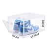Clear Side-Opening Hard Plastic Shoe Storage Box