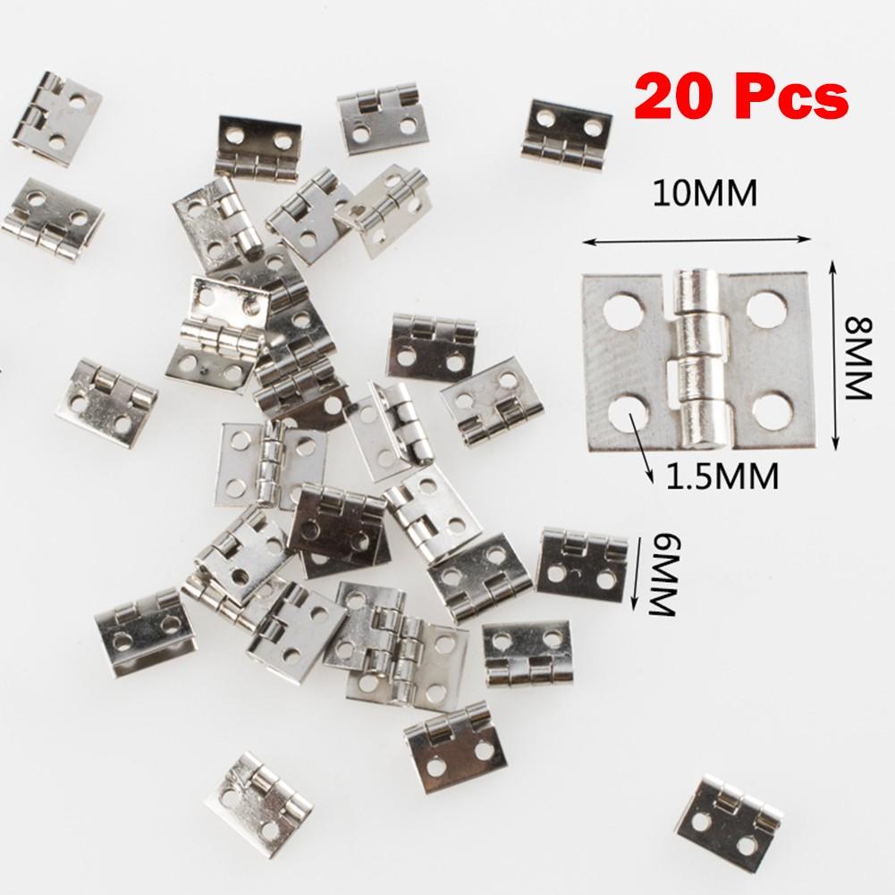 Small Hinges Mini Hinges 20Pcs Brassed Home Improvement