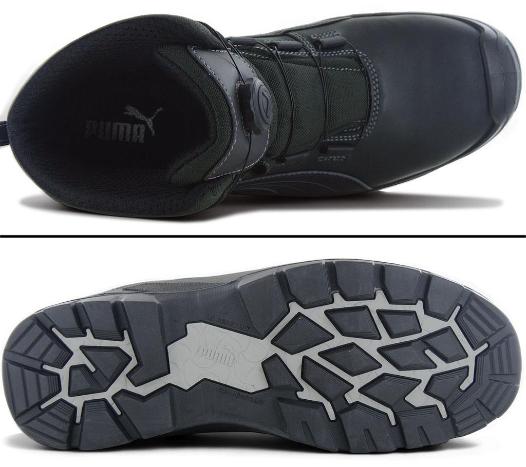 Puma SAFETY CASCADES DISC MID - Herren Sicherheitsschuhe S3 Arbeitsschuhe Schwarz 630211 ORIGINAL