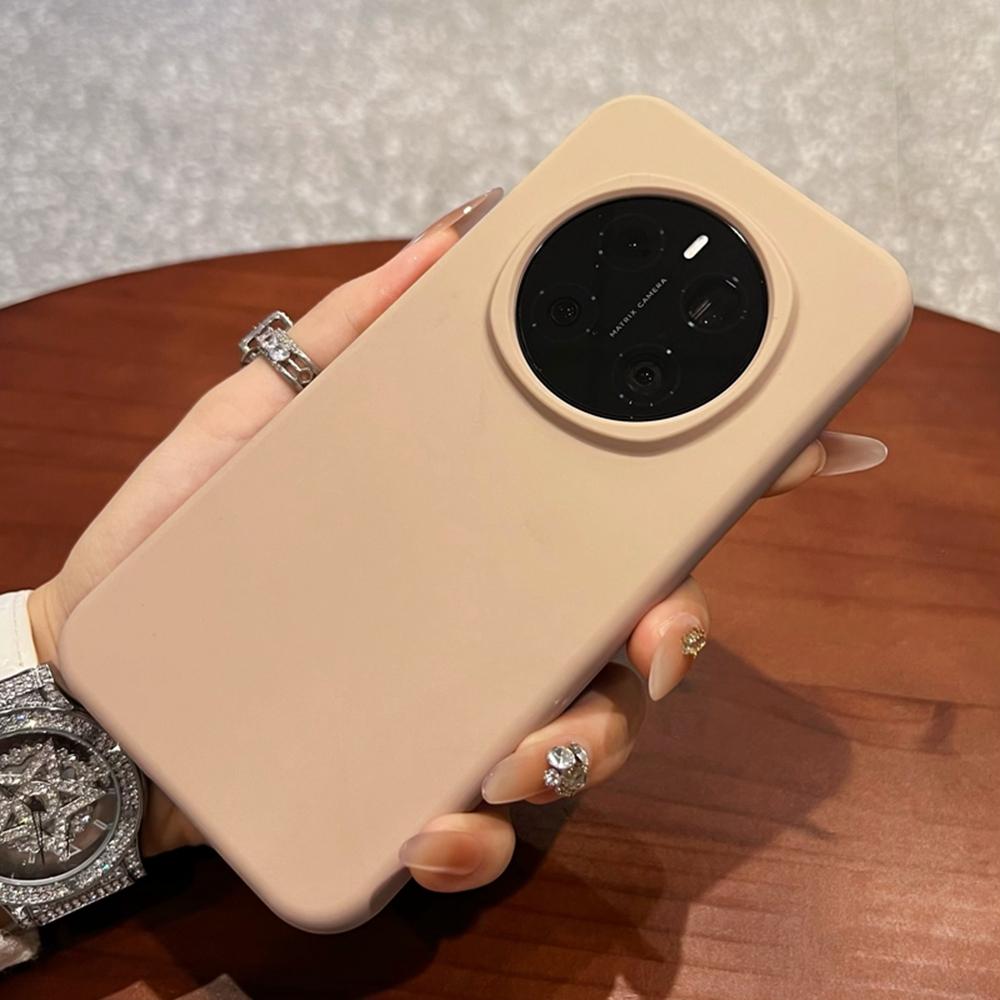 För Honor Magic7 Pro 5G Skal Hudvänligt Flytande Silikon+PC Telefonskydd