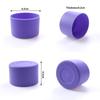 For Better Life 1Pc 6.5cm Soft Silicone Cup Bottom Sheath Protector Sleeve For Glass Water Tea Bottle Anti Damage Accessories