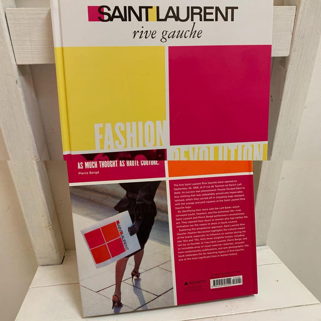 [USED] SAINT LAURENT rive gauche FASHION collection book