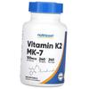 Vitamin K2, Menaquinone-7, Vitamin K2 MK-7 100, Nutricost (36647061)