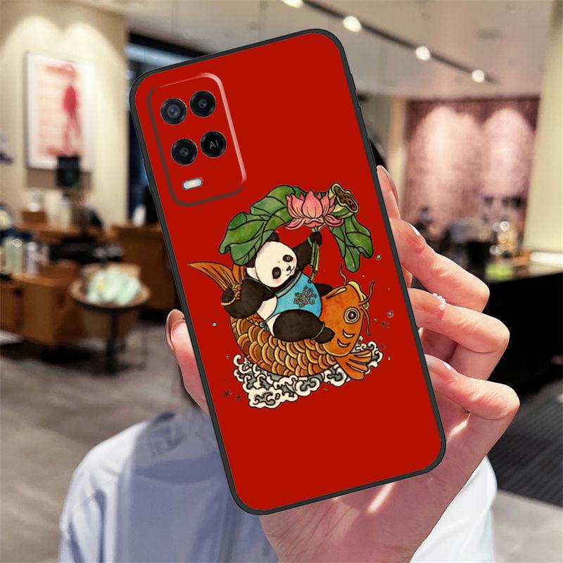 Koi Carp Fish Yin Yang Case For Oppo A40 A60 A80 A18 A38 A58 A78 A98 A16 A76 A96 A15 A17 A77 A74 A94 A54 A57S Cover