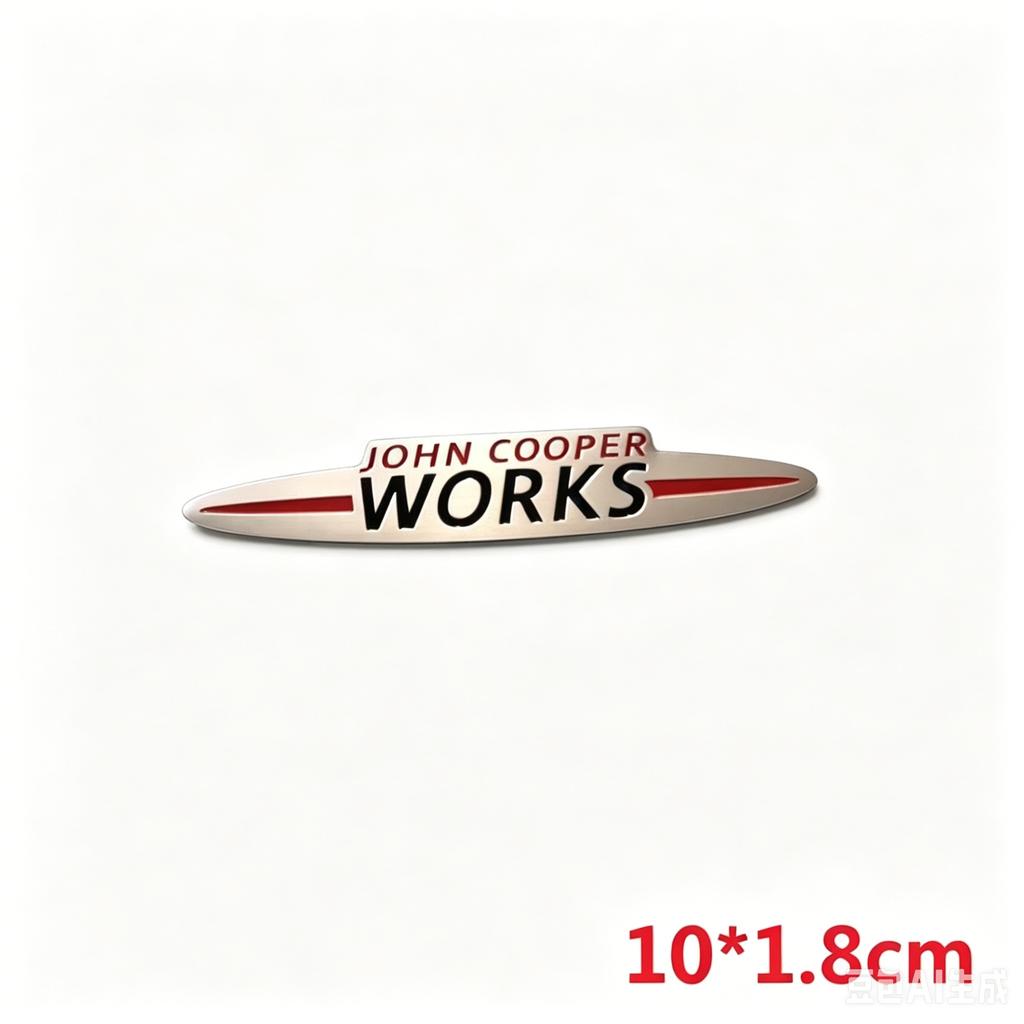 mini cooper cooper r56 fridge Cooper JCW R55 F56 R57 R58 R59 R60 R61 3D Aluminum Car Badge Emblem Sticker