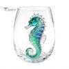 Novedad Vaso de Agua y Jugo con Base de Pulpo, Copa de Vino sin Tallo, Impresión 3D de Animal Marino, Cristalería con Temática Oceánica para Bar, Cristal de Borosilicato, para Cócteles