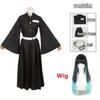 Anime Kimetsu No Yaiba Tokitou Muichirou Cosplay Kostuums Kisatsutai Uniform Pruik Halloween Kostuum Volwassen Kids