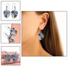 Tanzanite Gemstone Unisex Women's Gift For Her Silver Jewelry Earring 1.5''