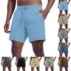 Shorts Athlétiques Décontractés pour Homme Taille à Cordon Tissu Léger Respirant Coupe Ample Poches Convient pour le Sport et les Activités en Plein Air