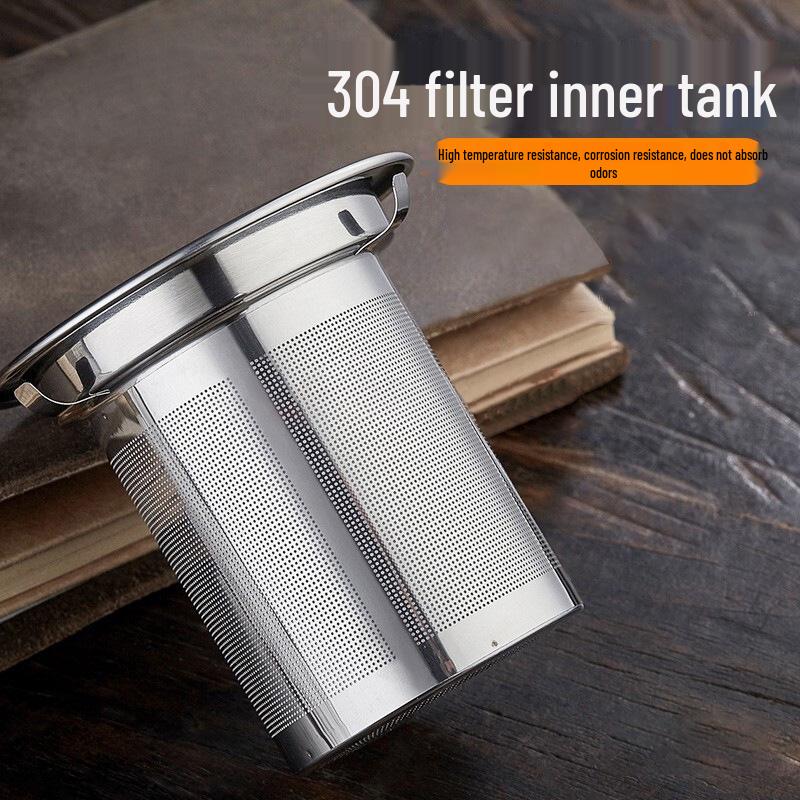 High Borosilicate Glass Teapot with Tea Filter for Office and Home Usage