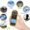 LCD Display Digital Anemometer Mini Air Velocity Meter Wind Speed Gauge  Airflow Testing