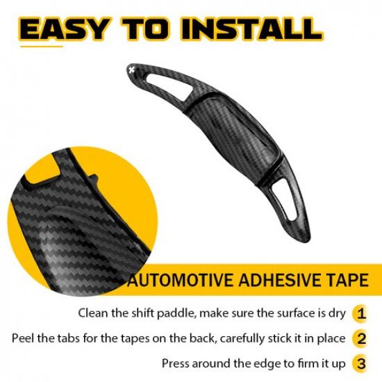 2x Steering Wheel Shift Paddle Shifter Cover For 18-25 Toyota Camry Corolla EOA