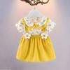 Summer Baby Girl's Fashion Floral Dress Sweet Doll Collar Princess Dress