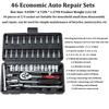 Car Disassembly Tools Tool Kit Full Set Socket Wrench Several Repair Wrenches Box Complete Ratchet Toolbox Special Auto Parts
